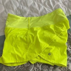Speed up shorts- lululemon
